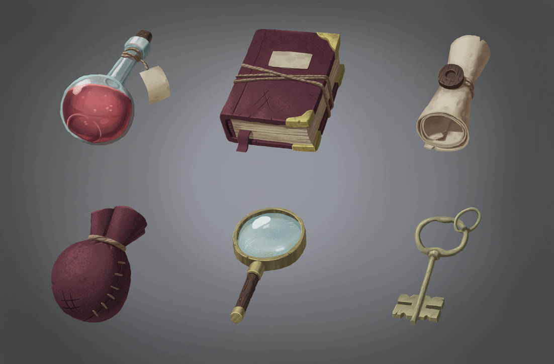 Items props by Vzhynk on DeviantArt