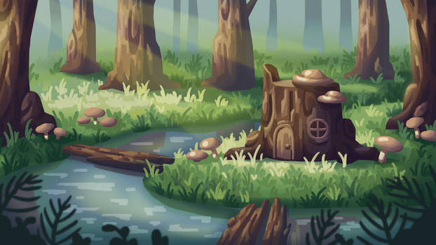 Forest house