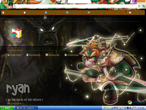 Grand Chase Ryan chrome theme