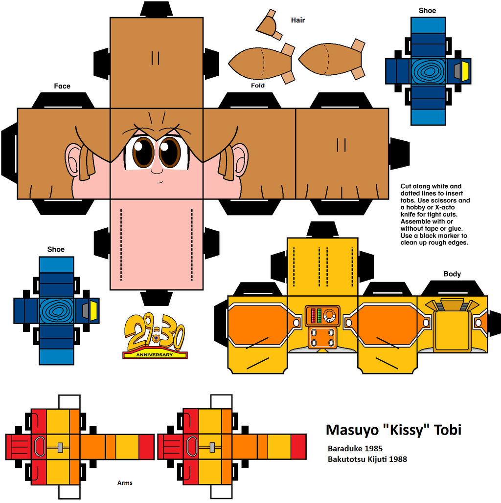 Paper Model Toby Papercraft Tobi Date A Live IV Cospa Tobiichi Origami Acrylic Stand