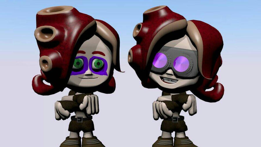 Blender 3D: The Octolings by JamaraTynekLenard on DeviantArt
