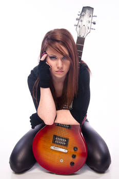 karra with guitar