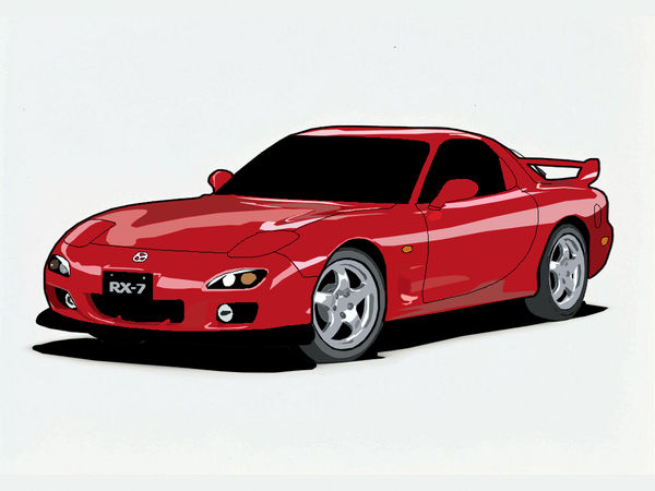 Mazda RX7 Vector by Lucaio on DeviantArt