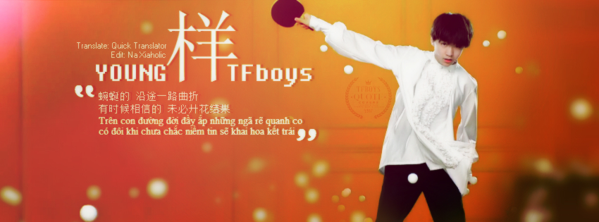 [Cover facebook] Wang Jun Kai - Karry TFBoys