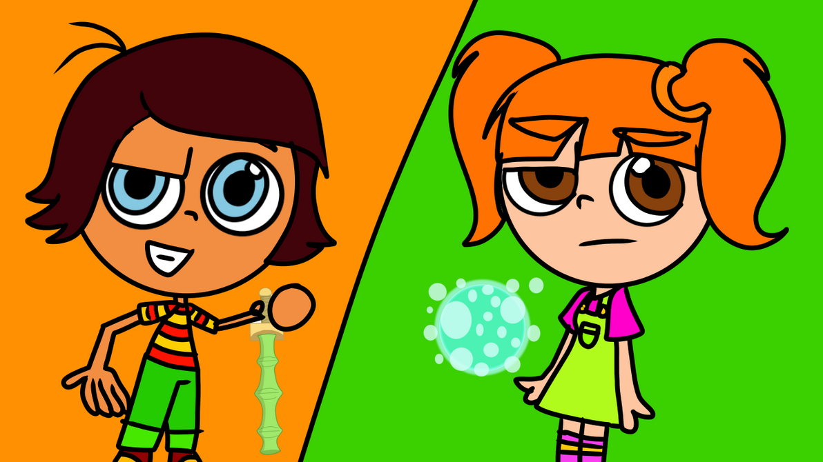 Fred And Fiona In The YinYangYo Style By LyteAndronic On DeviantArt fred-and-fiona-in-the-yinyangyo-style-by-lyteandronic-on-deviantart