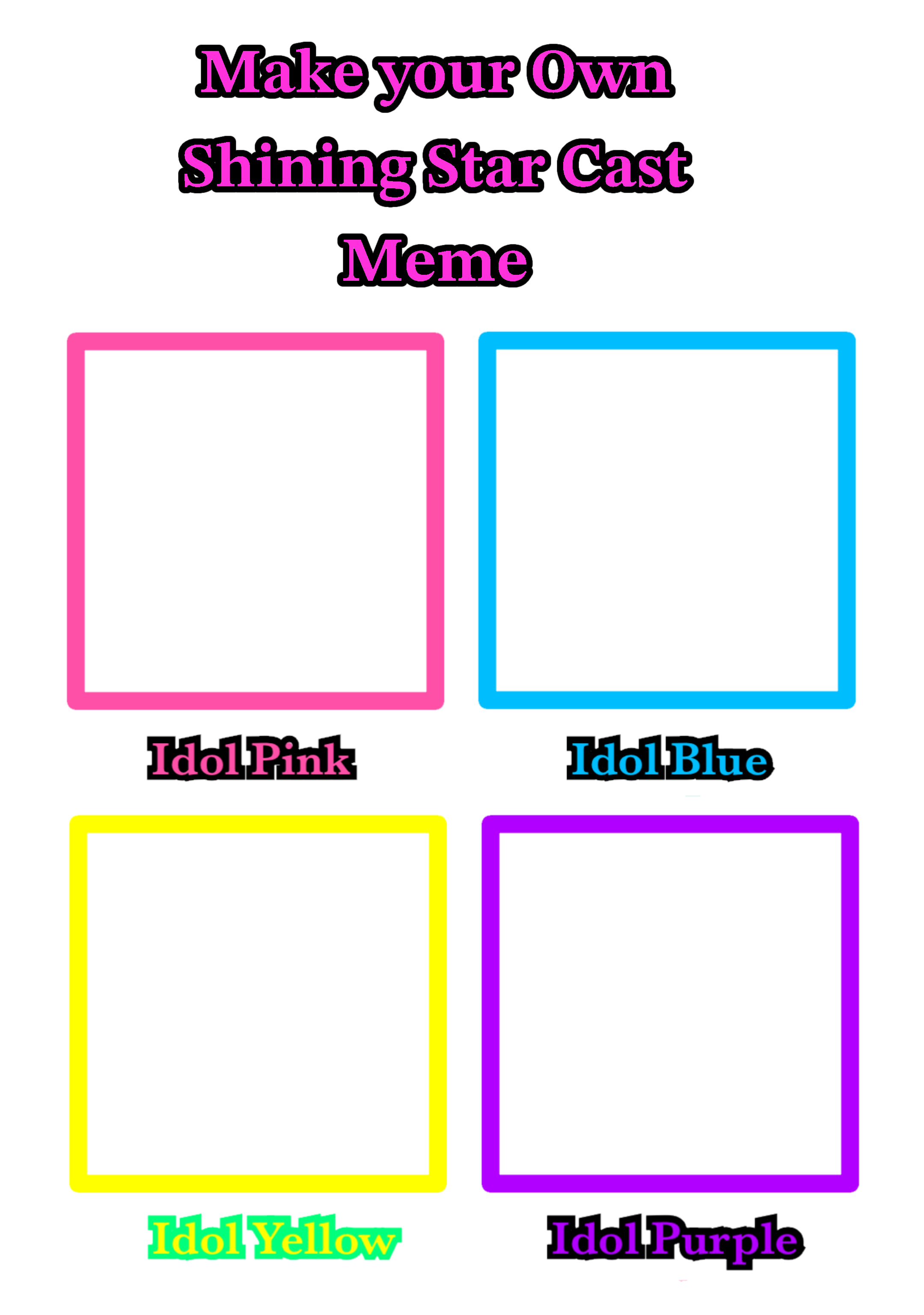 Creating Star Meme Make your own shining star cast meme by LyteAndronic on DeviantArt