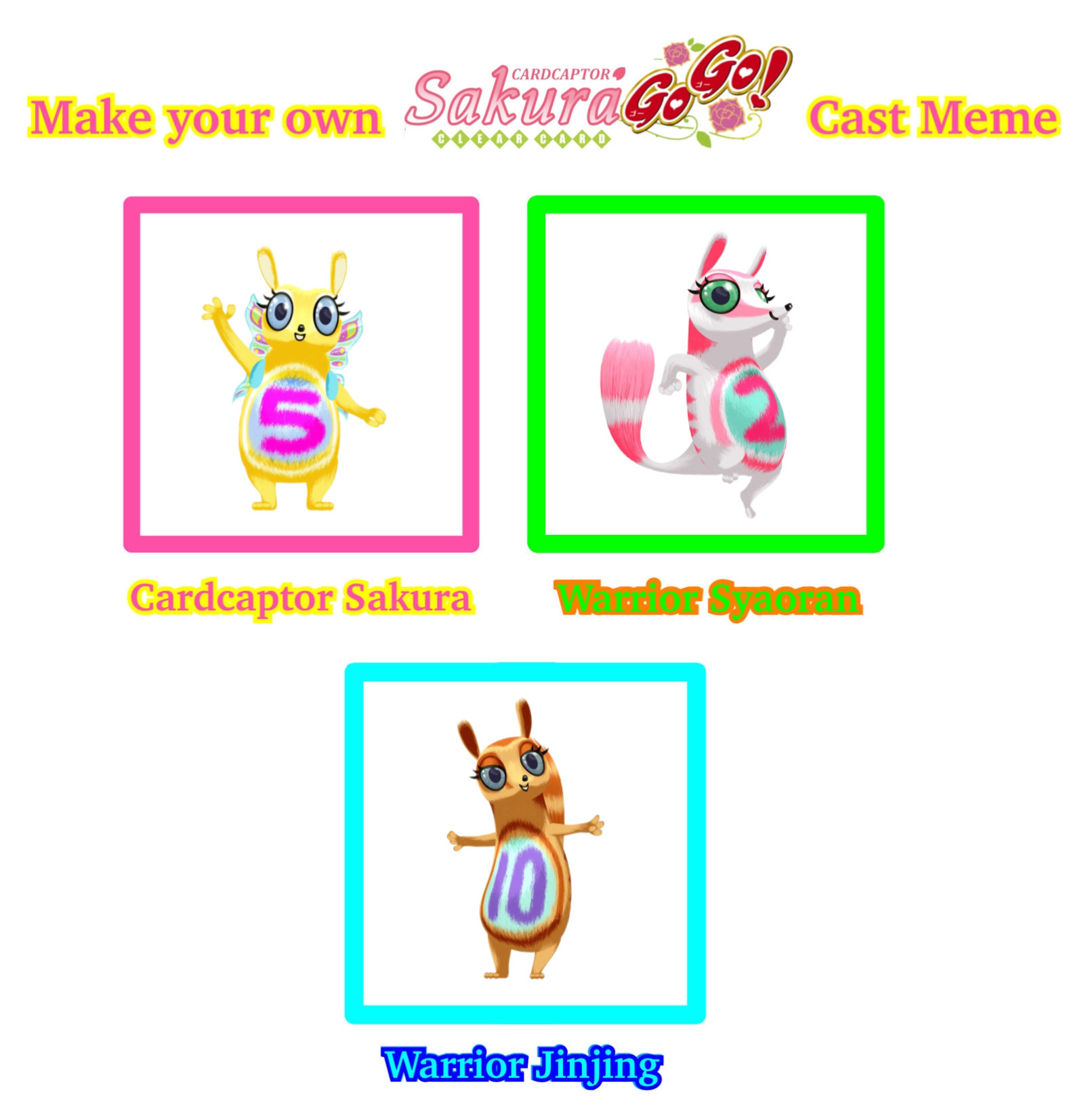 The numtums, but cardcaptor sakura by LyteAndronic on DeviantArt