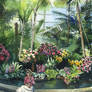 Orchid garden with Atlantic Pacific