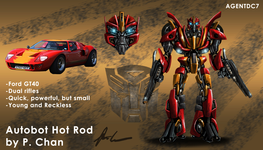 Transformers movie - Hot Rod by agentdc7 on DeviantArt
