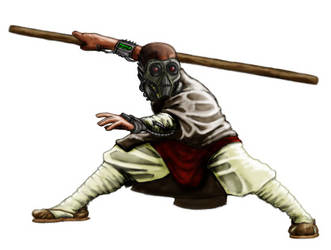 Post Apocalyptic Shaolin Monk