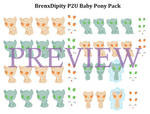 Baby Pony Base Pack by BrenxDipity (NOW FREE) by brenxdipity