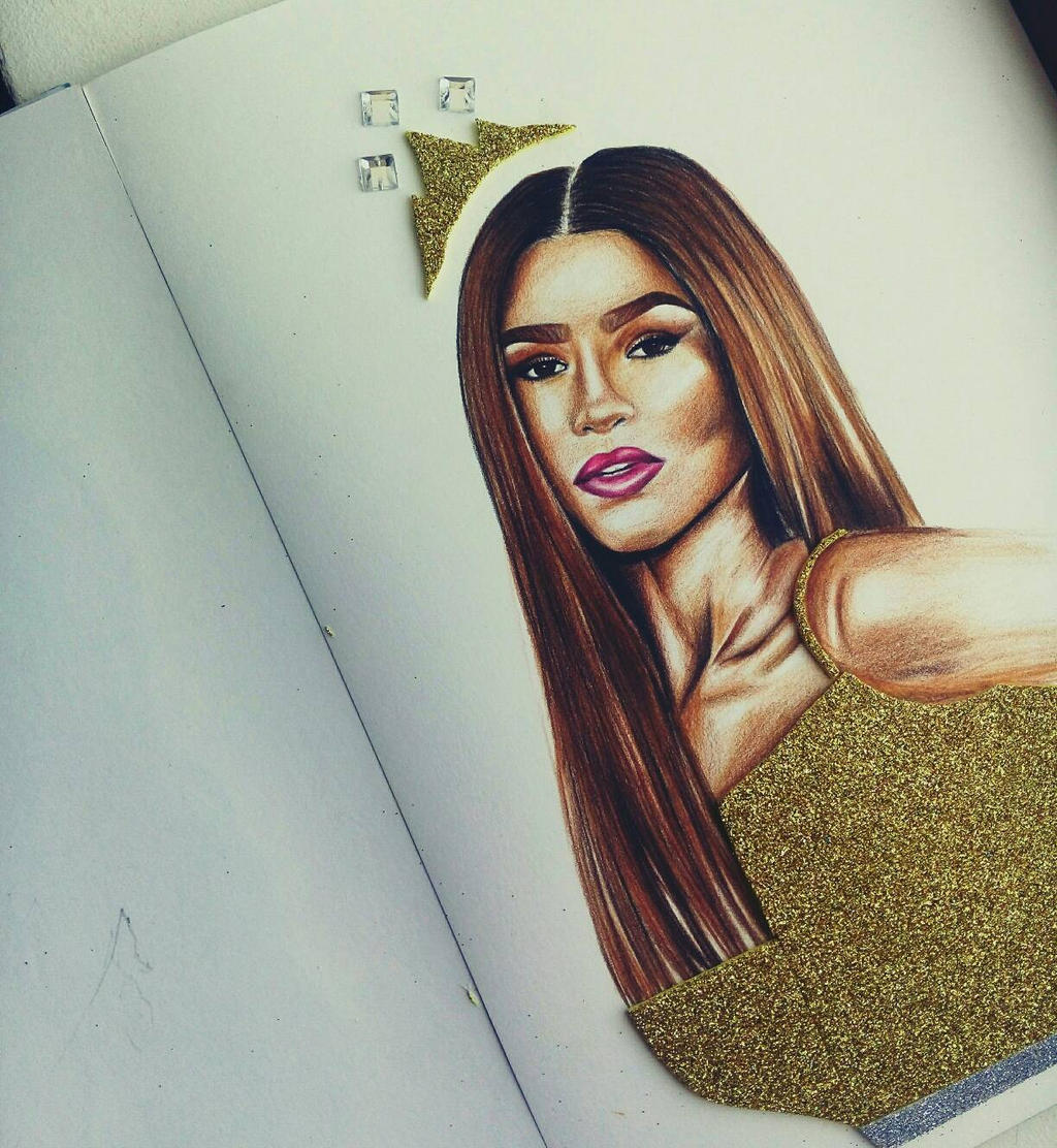 Drawing of ZENDAYA by canrya on DeviantArt