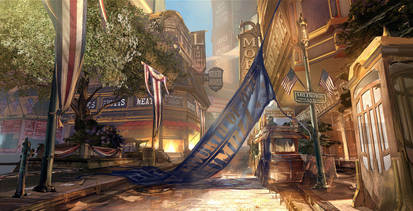 Bioshock Infinite - Early street concept