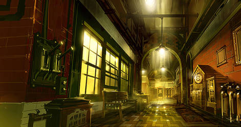 Bioshock Infinite: Finkton Hallway