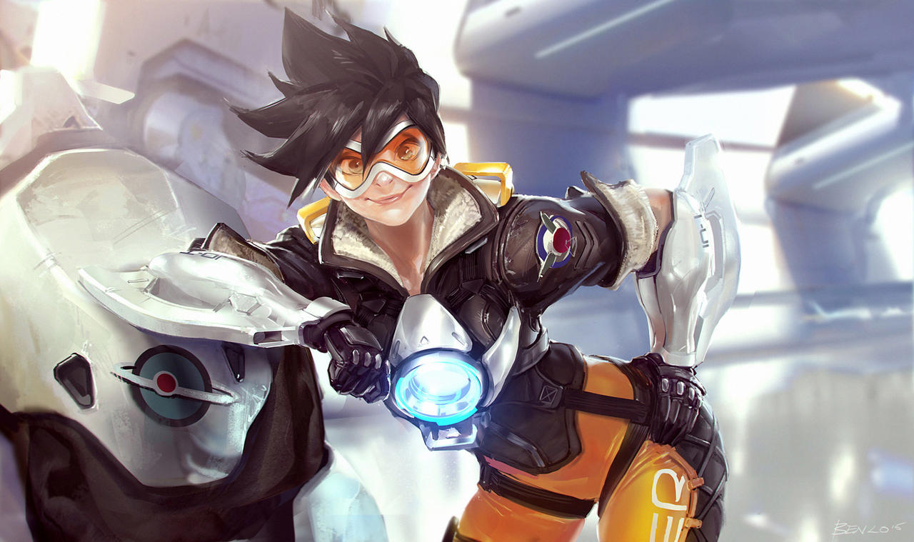 Tracer Deviantart Overwatch: Tracer fanart! by Benlo on DeviantArt