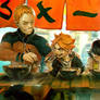 Naruto fan art - Ramen stand