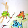 Ninja Frog Gang.