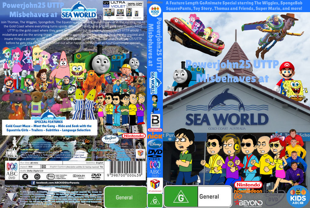 Powerjohn25 Uttp Misbehaves At Sea World Dvd Cover By Mrdankengine On Deviantart Powerjohn25 Uttp Misbehaves At Sea World Dvd Cover By Mrdankengine On Deviantart