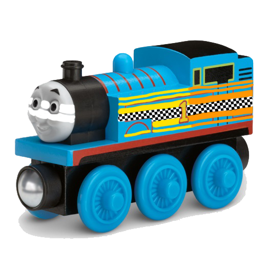 Wooden Railway Custom: Racing Stripes Thomas by MrDankEngine on DeviantArt
