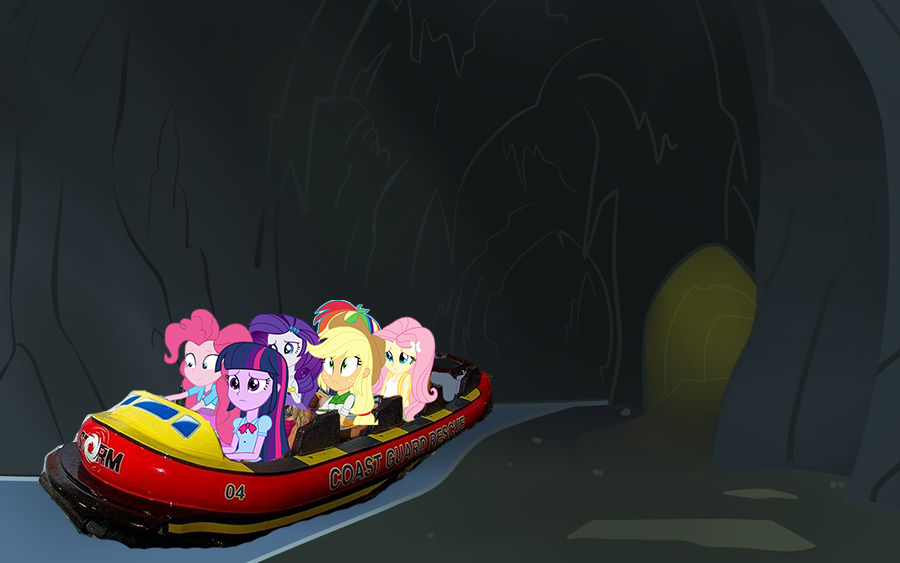 The Humane 6 in a River Cave by MrDankEngine on DeviantArt