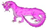 Purple Dragon hachling for riverhart by Airy-Styles