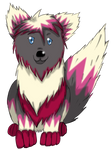 Wolf pup Adoptable sold to KuroToraWolf by Airy-Styles