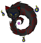 Mini Cat Demon for wolftales1 by Airy-Styles