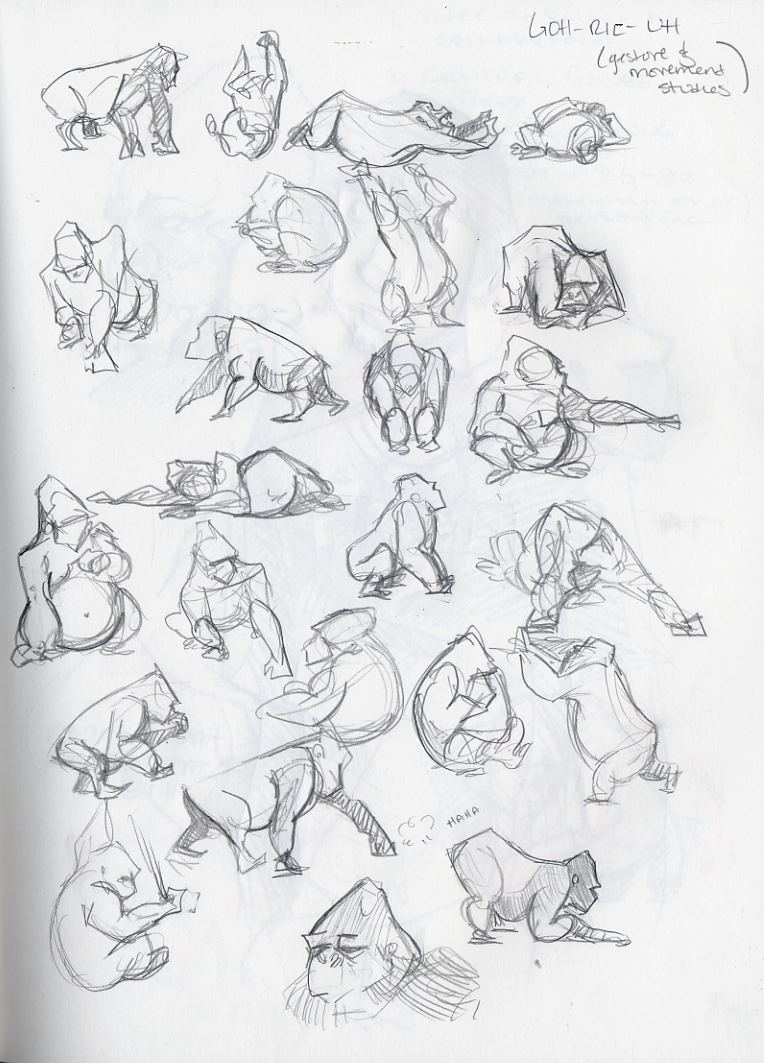 Gorilla Movement studies