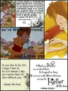 Pooh Bear And Christopher Robin