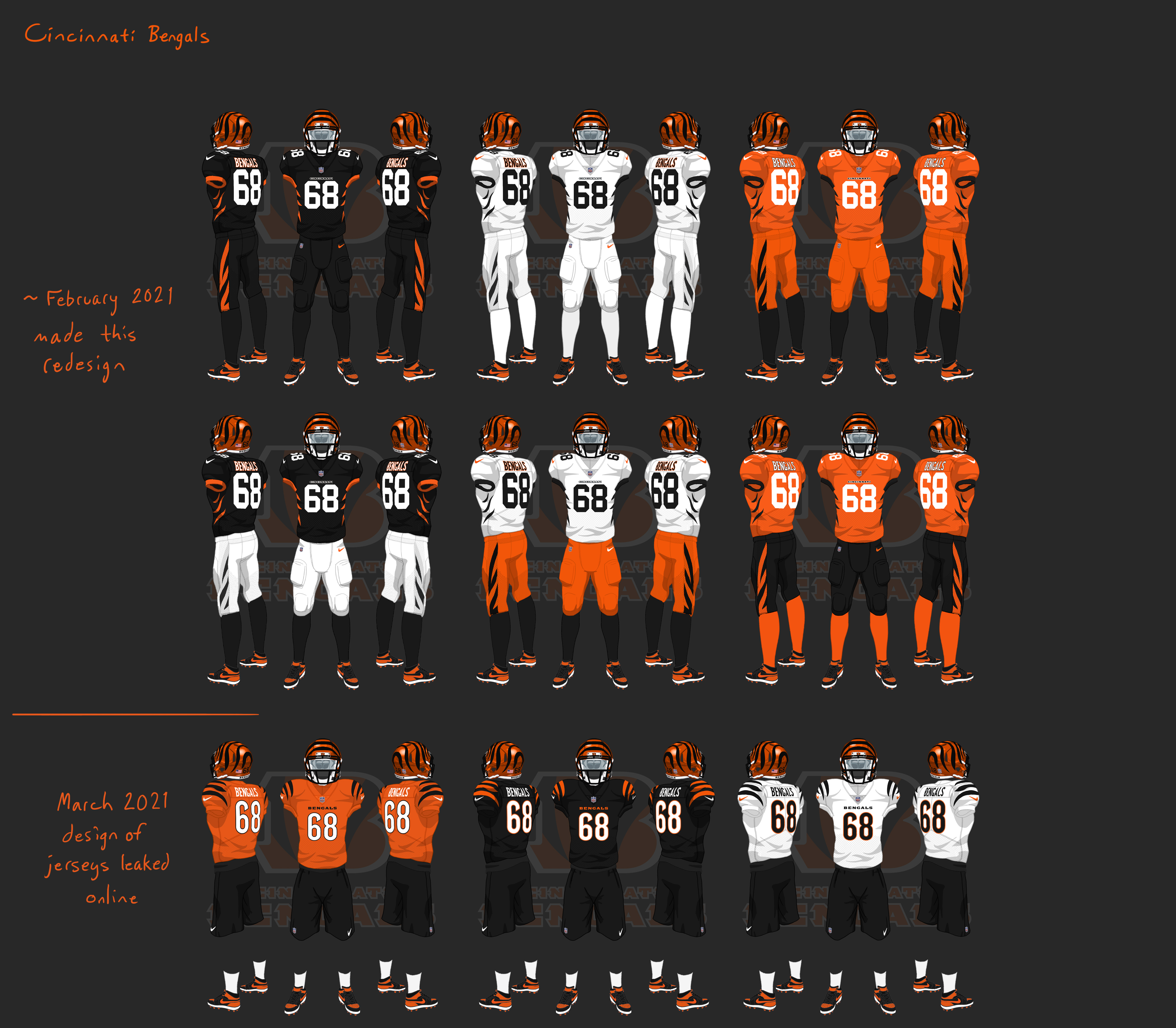 Cincinnati Bengals uniform redesign challenge results - Sports