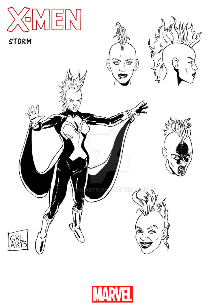 Storm - Character design by GrlArts on DeviantArt