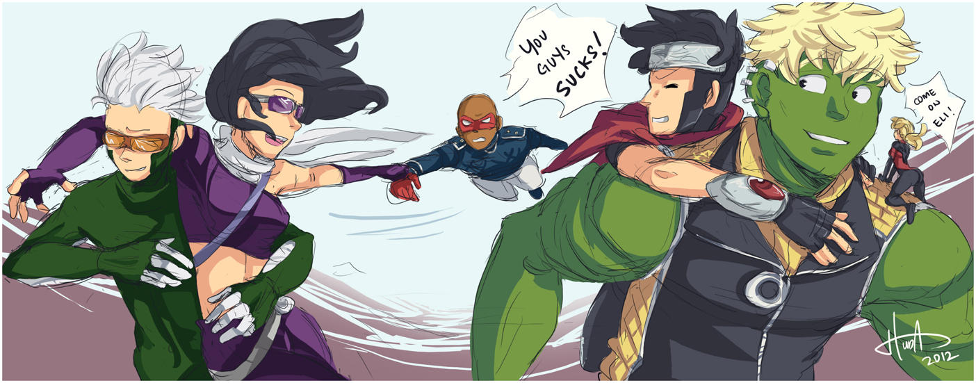 Young Avengers doodles 1