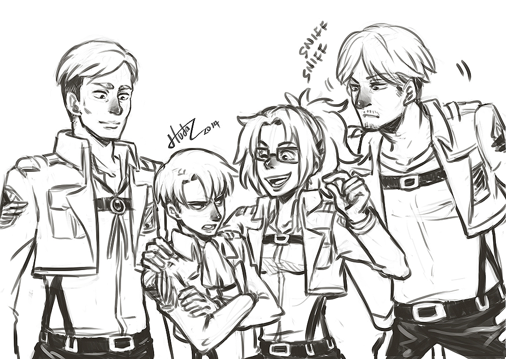 Shingeki no kyojin Doodle - The Veterans