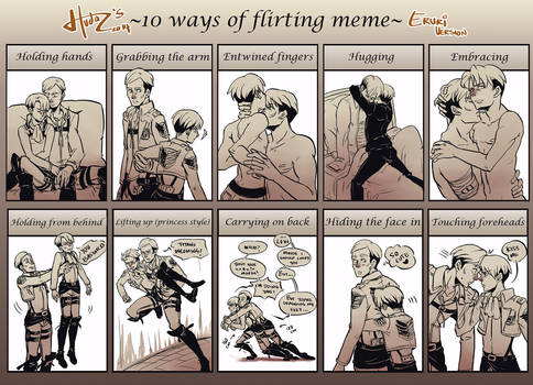 10 Ways Of Flirting Meme Eruri