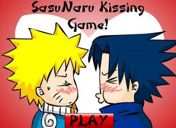 sasunaru kissing game