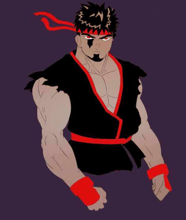 Dark Ryu by MetalRic on DeviantArt