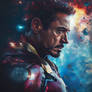 Iron man in space