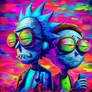 PoP art of Rick and Morty paint