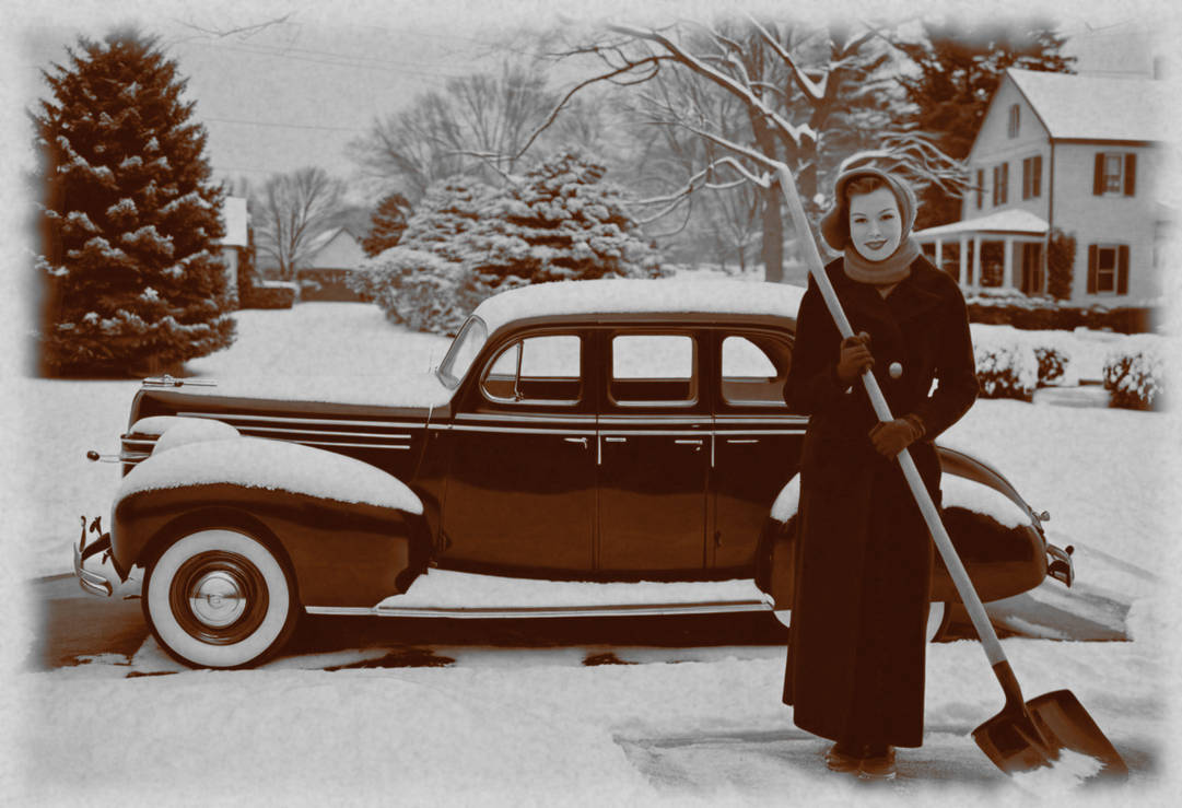 Retro Snowed In #snowedin 40s by Empidonax097 on DeviantArt