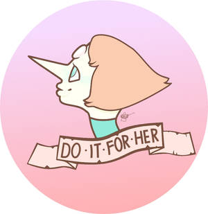 Do It For Her sticker design