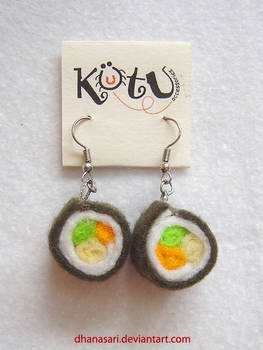 sushi earings