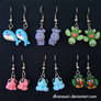 kawaii clay earrings part 07