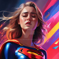 Supergirl Crying