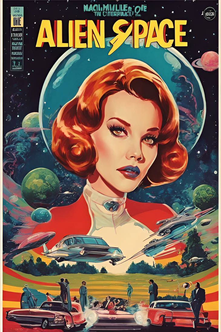 Retro Comic Book: Alien Space by wcliffy33 on DeviantArt