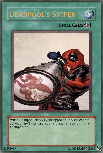 deadpool yugioh card Magic the Gathering, Secret Lair: Secret Lair x Marvel's Monster Games chimichangas are also included in the design Deadpool, Trading Card (#7127)