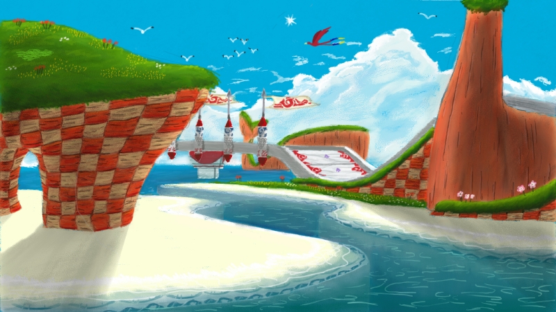 The Textures Resource - Full Texture View - Sonic Heroes - Stage 01:  Seaside Hill