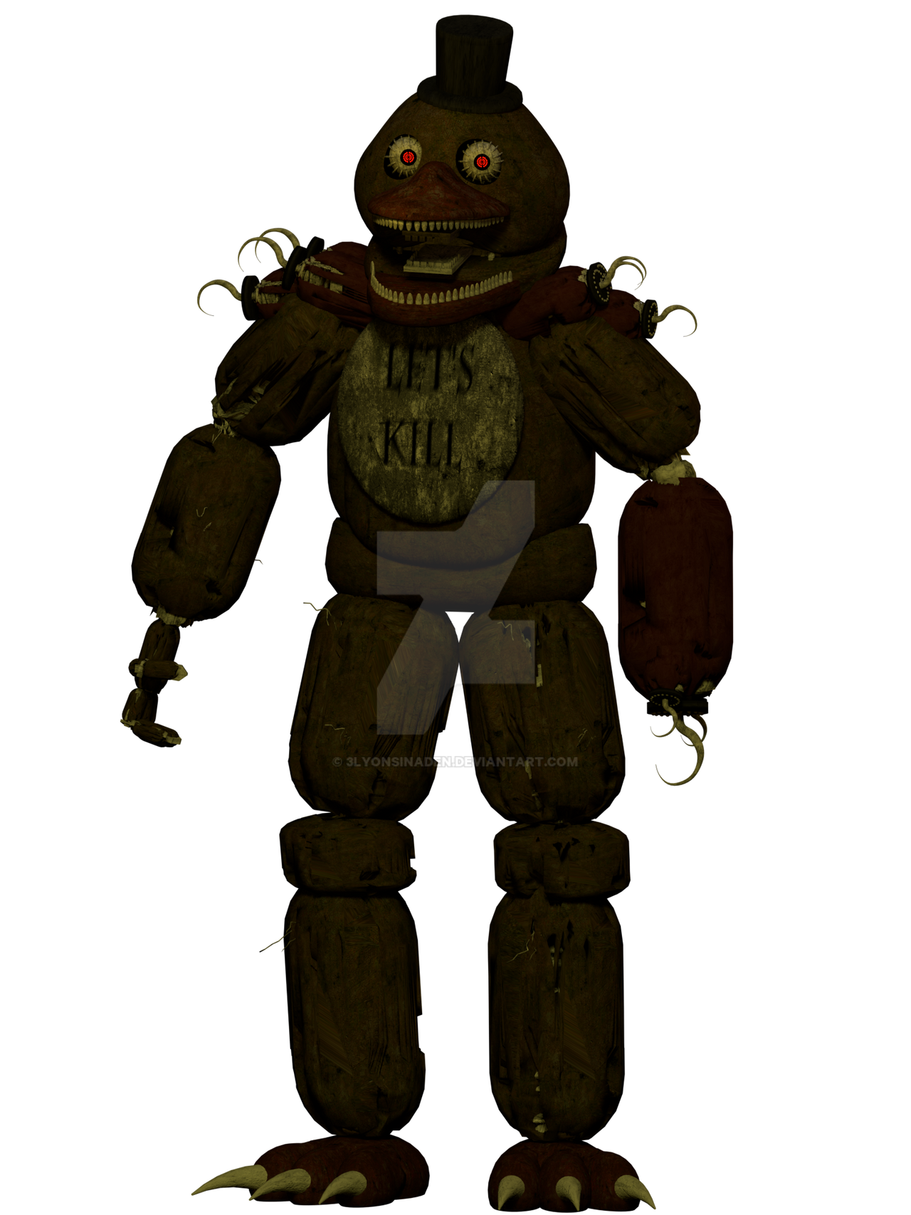 Trtf Models TRTF R Hybrid Chica by 3Lyonsinaden on DeviantArt