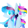 MLP Rainbow cloud AND Snowflake Wonder