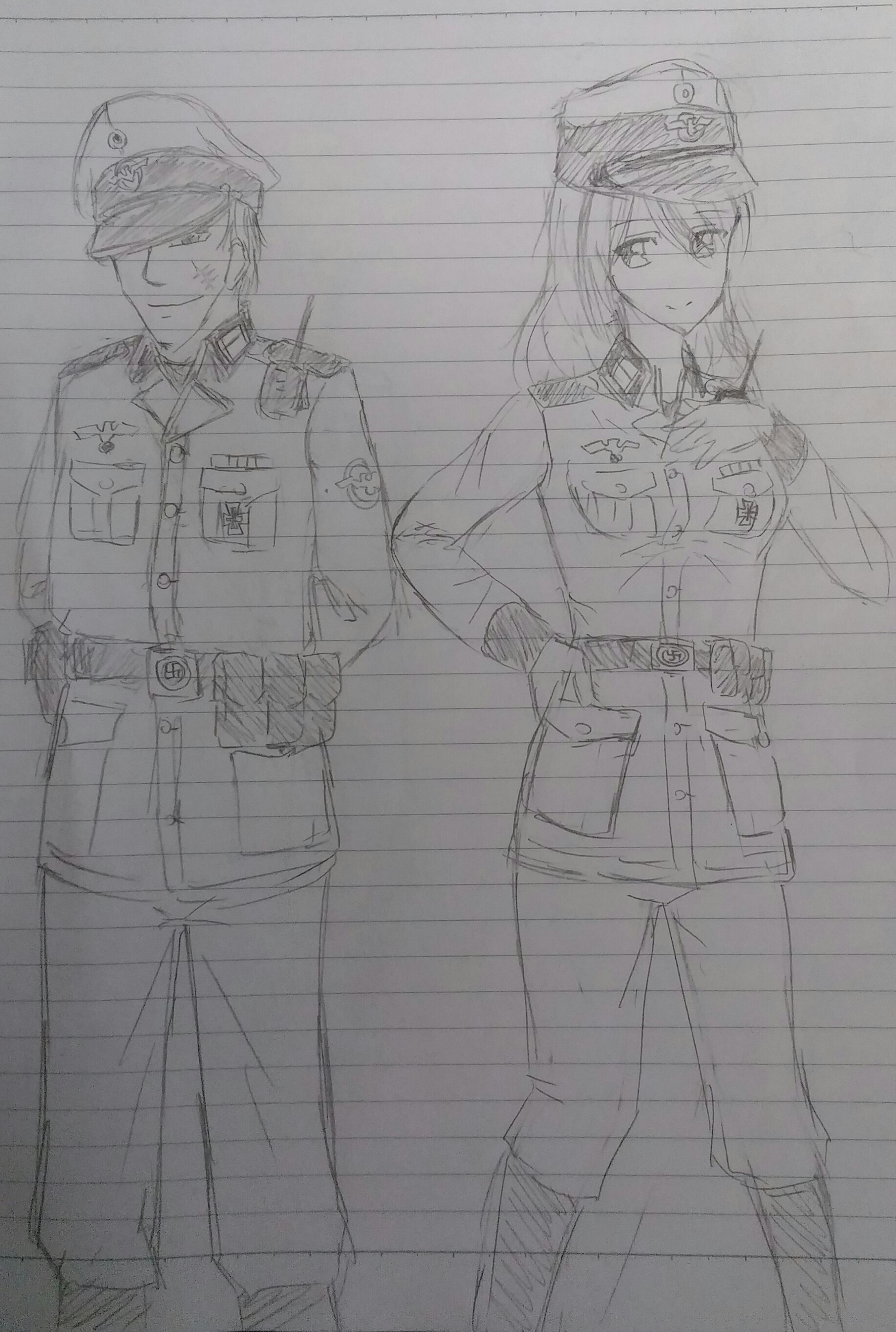 Modern Orpo uniform male and female by Jacky13844 on DeviantArt
