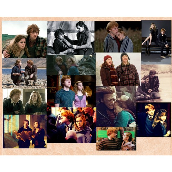 Ron and hermione college